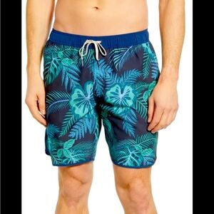 Fair Harbor The Anchor Swim Shorts New With Tags size XXXL Navy Evergreen
